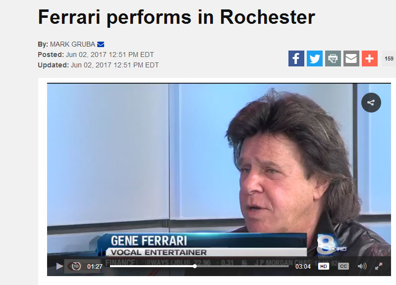 Rochester First Gene Ferrari Video